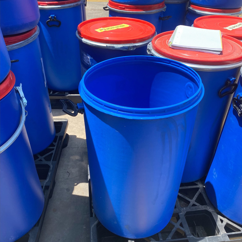 Bidón de Plástico Azul Usado 100 litros