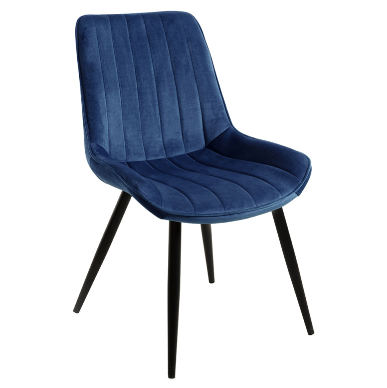 Silla Nele Tejido de Terciopelo 45 x 50 x 93 cm 