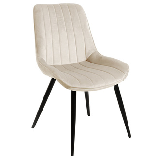 Silla Nele Tejido de Terciopelo 45 x 50 x 93 cm 