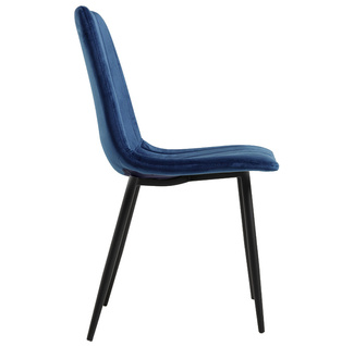 Silla Hurl Tejido de Terciopelo 37 x 44 x 86 cm