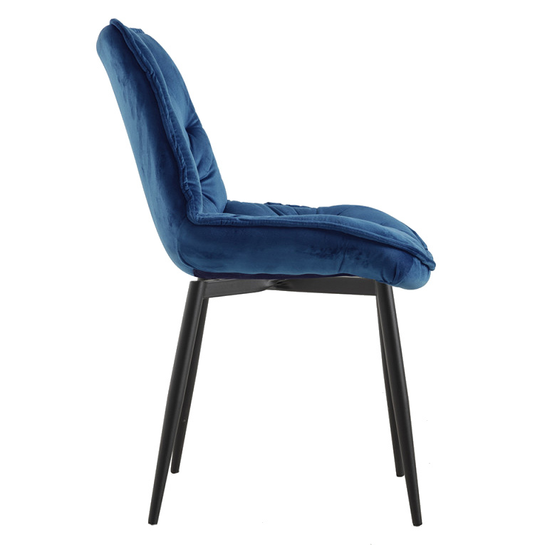 Silla Sikar Tejido de Terciopelo 40 x 50 x 85 cm
