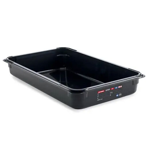 Cubeta Negra ABS Sin BPA GN 1/1 h.65 mm. 8,35 litros