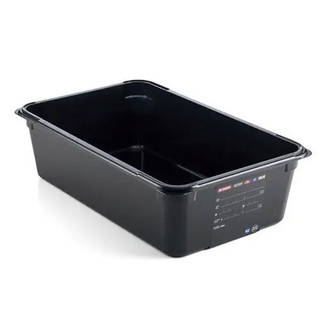 Cubeta Negra en ABS Sin BPA GN 1/1 h.150 mm. 19,6 litros