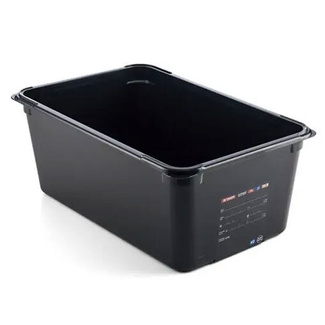 Cubeta Negra en ABS Sin BPA GN 1/1 h.200 mm. 26,1 litros