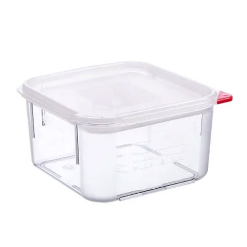 Contenedor Cuadrado Policarbonato Apilable 2 litros 