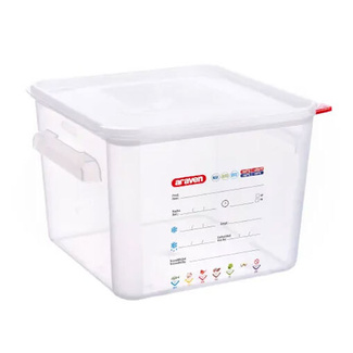 Contenedor Cuadrado Polipropileno Apilable 12 litros