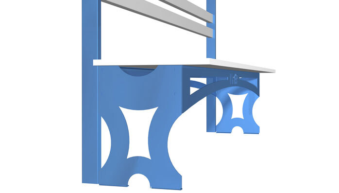 Banco de Vestuario Serie Stetic