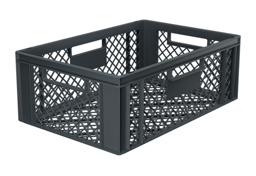 Cajón Plastico 40x60x22cm Ranurado con Asas Ref.3257