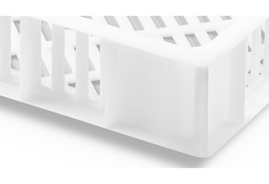 Cubeta Plastica Apilable 600x400x90 Ranurada Ref.1794