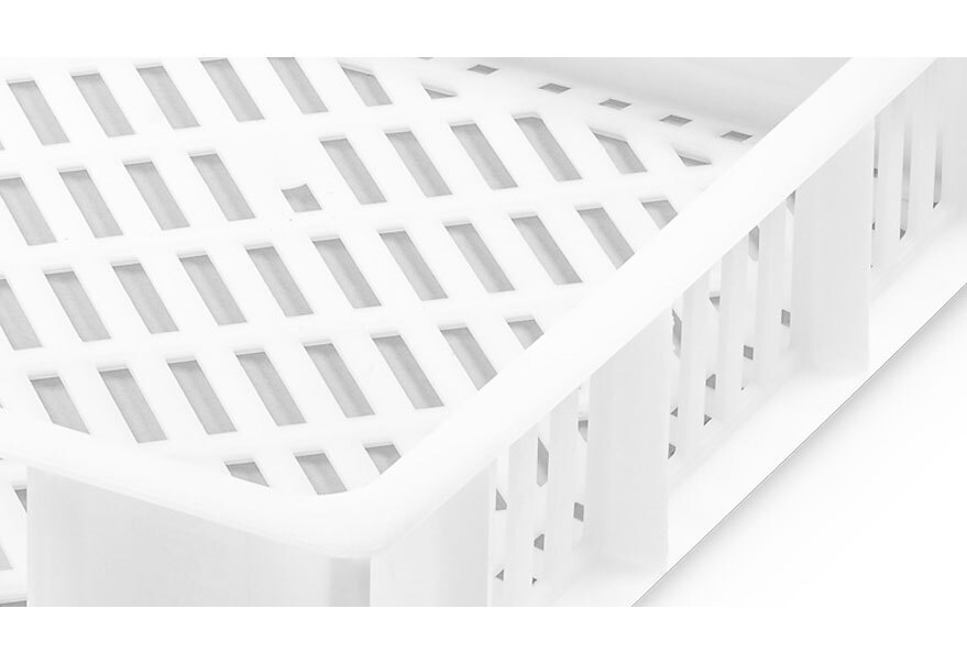 Cubeta Plastica Apilable 600x400x90 Ranurada Ref.1794