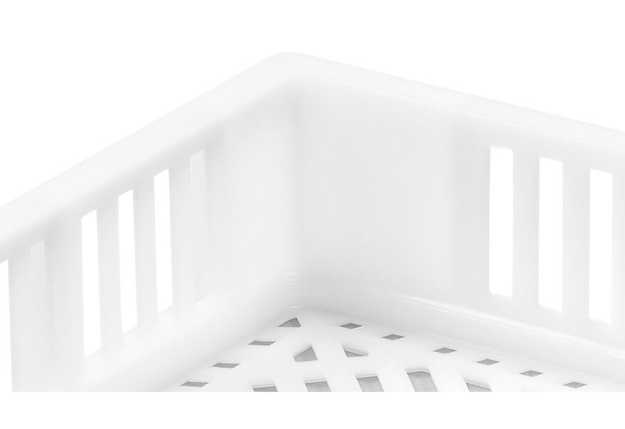 Cubeta Plastica Apilable 600x400x90 Ranurada Ref.1794