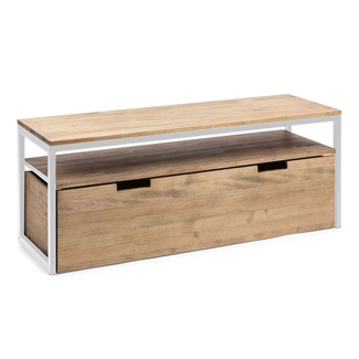 Mueble de TV Sostenible iCub Three con Estante y Cajón Extraíble Doble