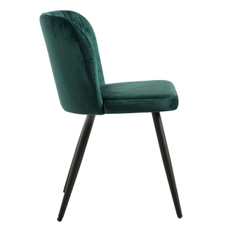 Silla Kurt de Terciopelo 41 x 46 x 77,5 cm