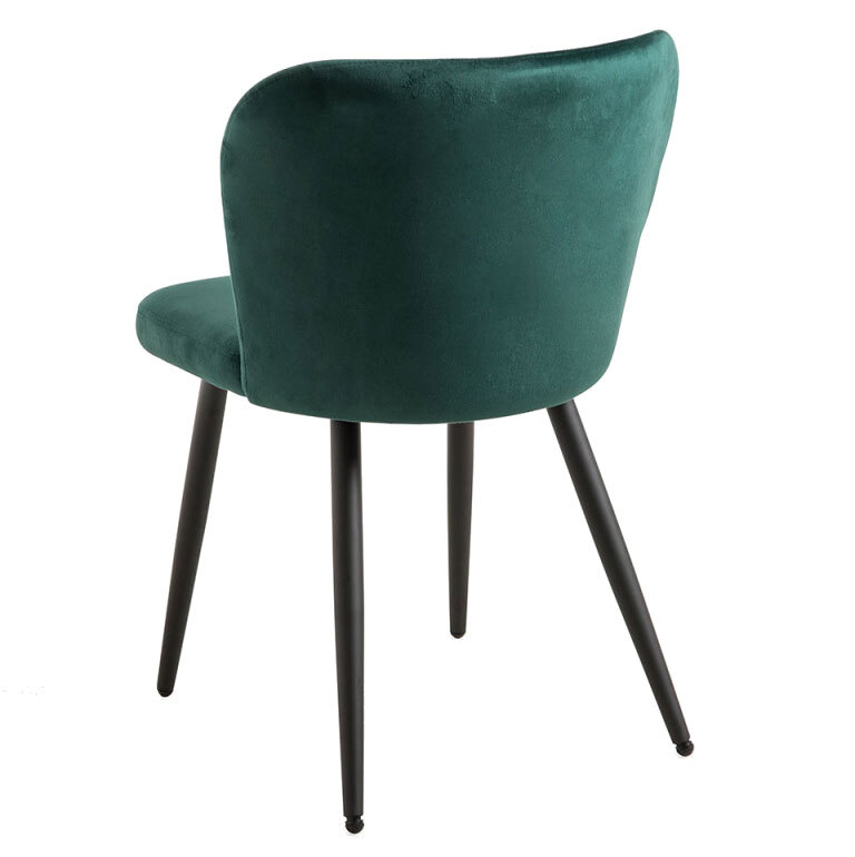 Silla Kurt de Terciopelo 41 x 46 x 77,5 cm
