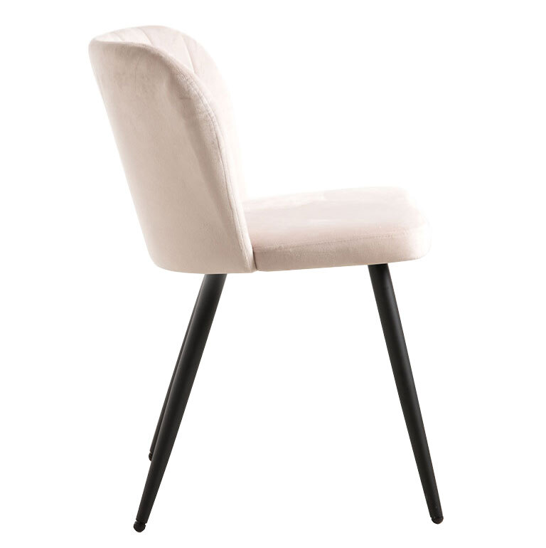 Silla Kurt de Terciopelo 41 x 46 x 77,5 cm