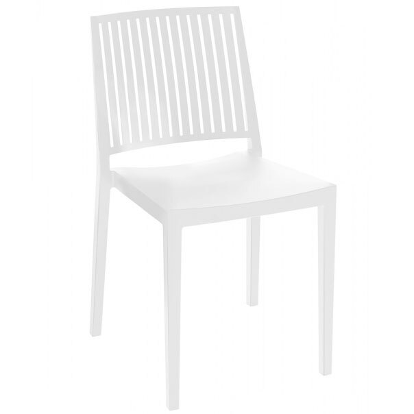 Silla Exterior Monobloc de Polipropileno Ref.BARS-1 