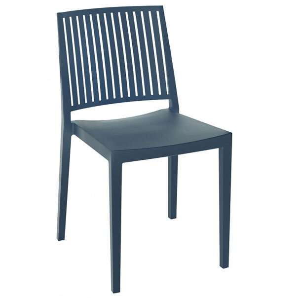 Silla Exterior Monobloc de Polipropileno Ref.BARS-1 