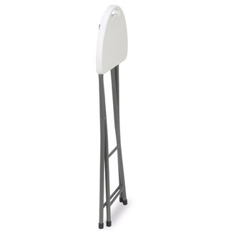 Taburete Plegable de Tubo Acerado Gris Ref.M5011 