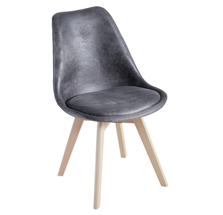 Silla Mona Vintage de Polipiel 44 x 43 x 83 cm 