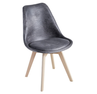 Silla Mona Vintage de Polipiel 44 x 43 x 83 cm 