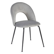 Silla Wedan Black Tapizado Terciopelo 45 x 52 x 86 cm 