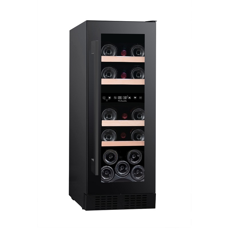 Vinoteca encastrable bajo encimera doble zona temperatura 18 botellas La Sommeliere LSBU18DZ