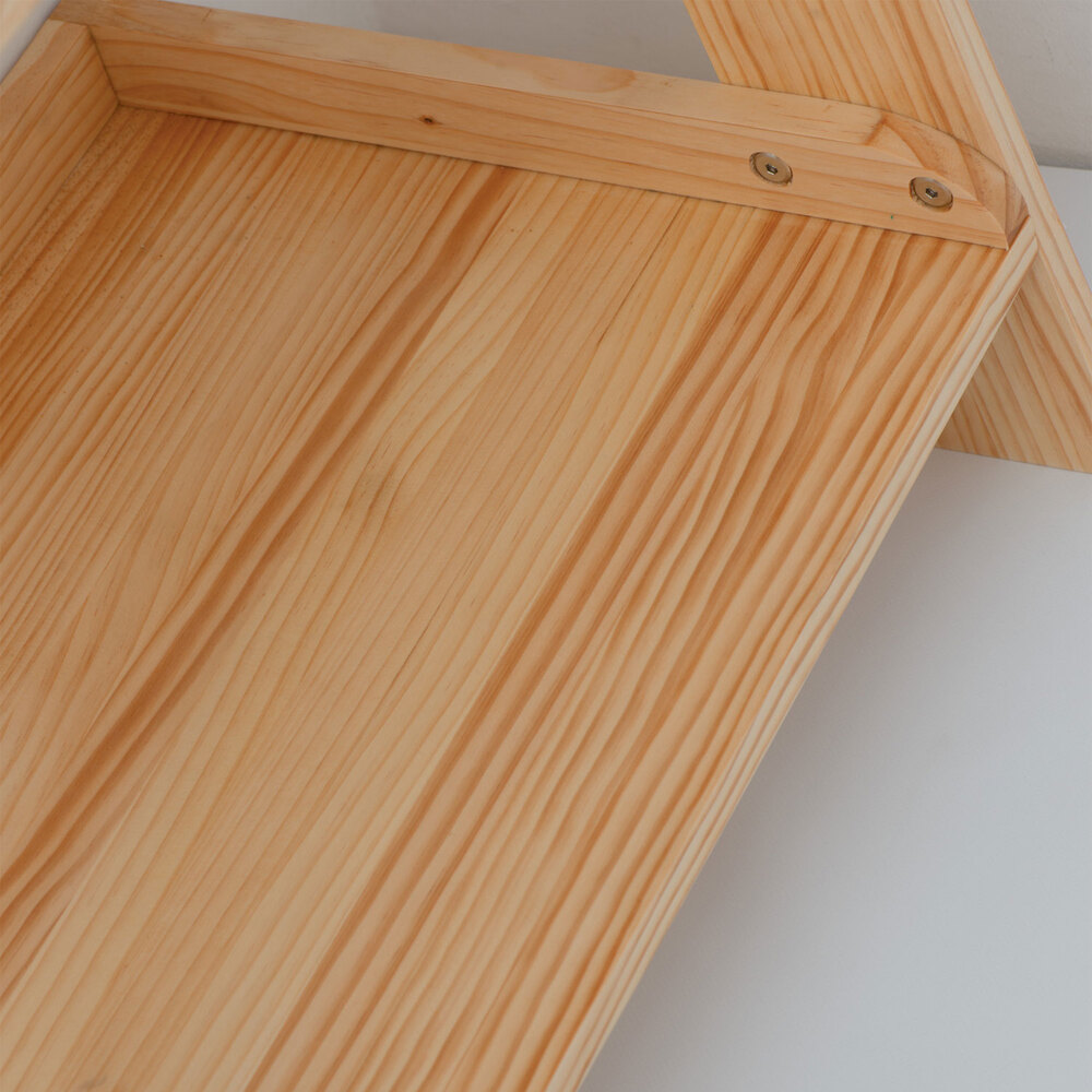 Estantería Decorativa en Escalera Leeds con Bandejas de Madera Marca Box Furniture