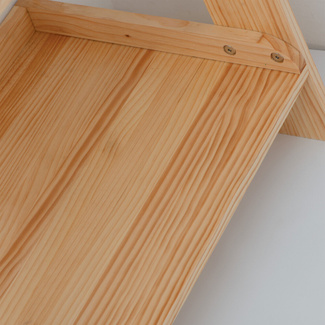 Estantería Decorativa en Escalera Leeds con Bandejas de Madera Marca Box Furniture