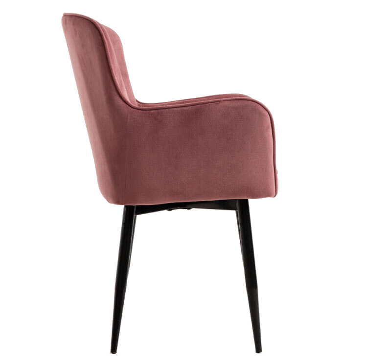 Silla Lyde de Terciopelo 45 x 57 x 97 cm 