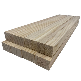 Pack 8 Maderas de Pino Alistonadas 4 x 60 x 3 cm