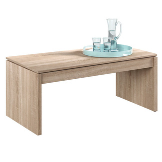 Mesa de Centro Elevable Attuale Blanco Brillo 