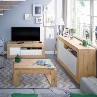 Mueble de Televisión Velho 2 Puertas y 1 Hueco