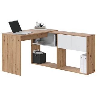 Mesa Escritorio con Estantería Duo 2 Puertas 