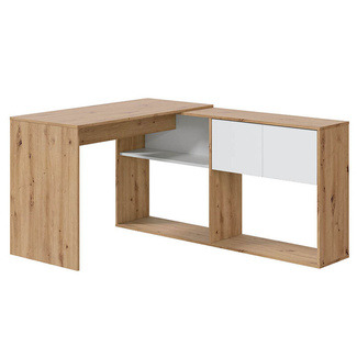 Mesa Escritorio con Estantería Duo 2 Puertas 