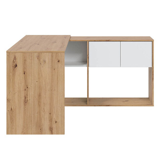 Mesa Escritorio con Estantería Duo 2 Puertas 