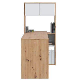 Mesa Escritorio con Estantería Duo 2 Puertas 