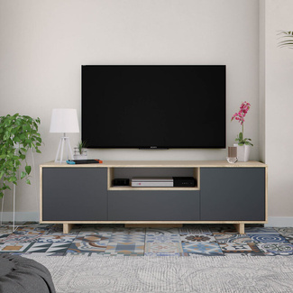 Mueble de Televisión Zaida 3 Puertas y 1 Hueco