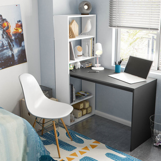 Mesa Escritorio Gio Plus con Estantería 