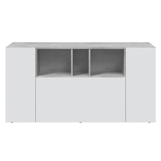 Aparador Mia 3 Puertas Roble Alaska Blanco Artik
