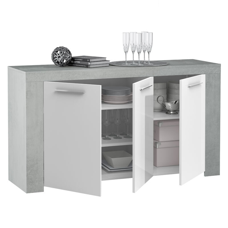 Buffet Urban 3 Puertas Blanco Artik 