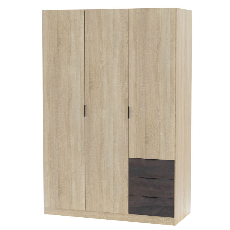 Armario LC 3 Puertas 3 Cajones