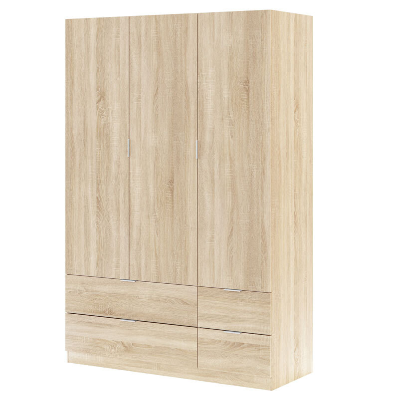 Armario LC 3 Puertas 4 Cajones