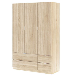 Armario LC 3 Puertas 4 Cajones