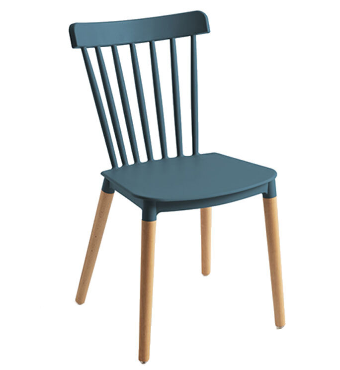 Silla Sansa en Haya y Polipropileno 54 x 44 x 82 cm