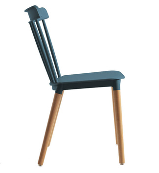 Silla Sansa en Haya y Polipropileno 54 x 44 x 82 cm