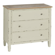 Cómoda de Madera 3 Cajones 42 x 90 x 85 cm
