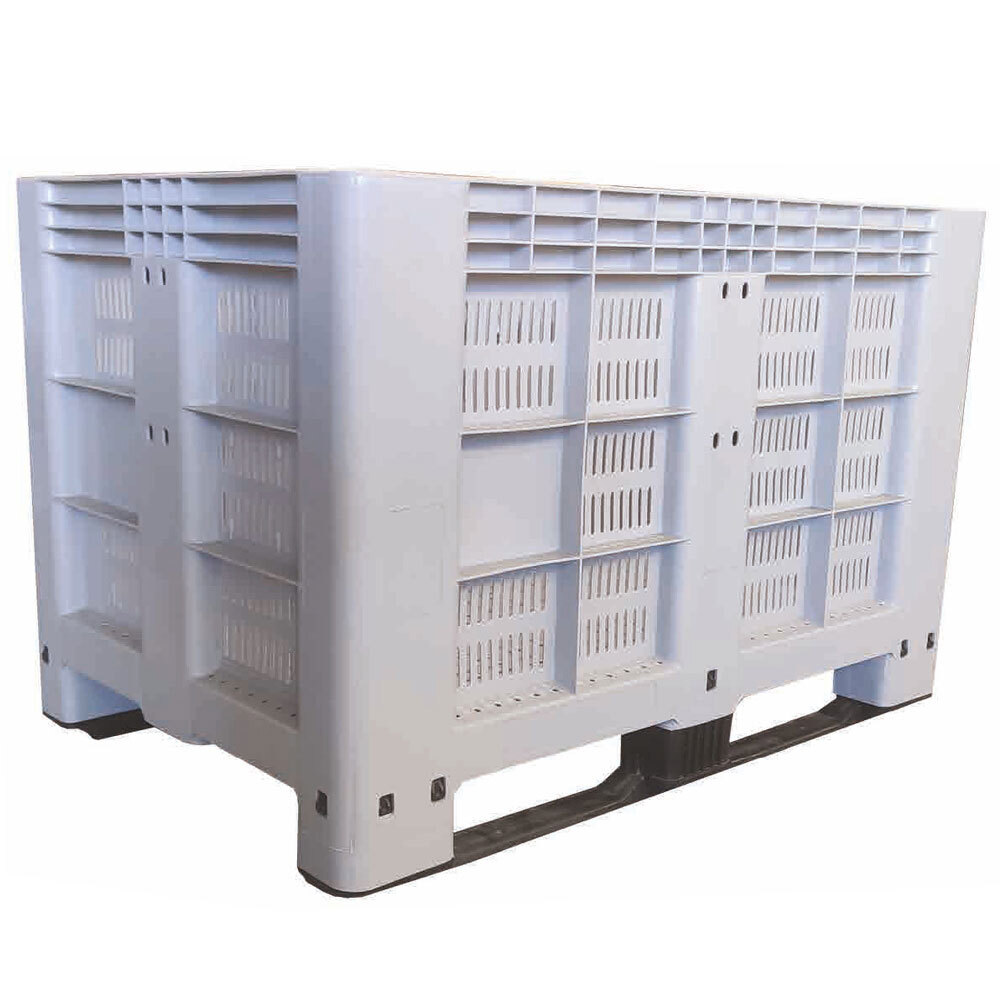 Contenedor Big Box Rejillado 2 Patines CTH2 80 x 120 x 80 cm