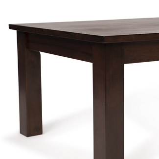 Mesa de Centro Aiko de Madera Wengué Oscuro 120 x 60 x 40 cm  