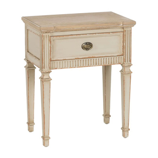 Mesita de Noche Madera de Abeto 1 Cajón 36 x 56 x 68 cm 