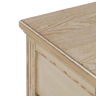 Mesita de Noche Madera de Abeto 1 Cajón 36 x 56 x 68 cm 